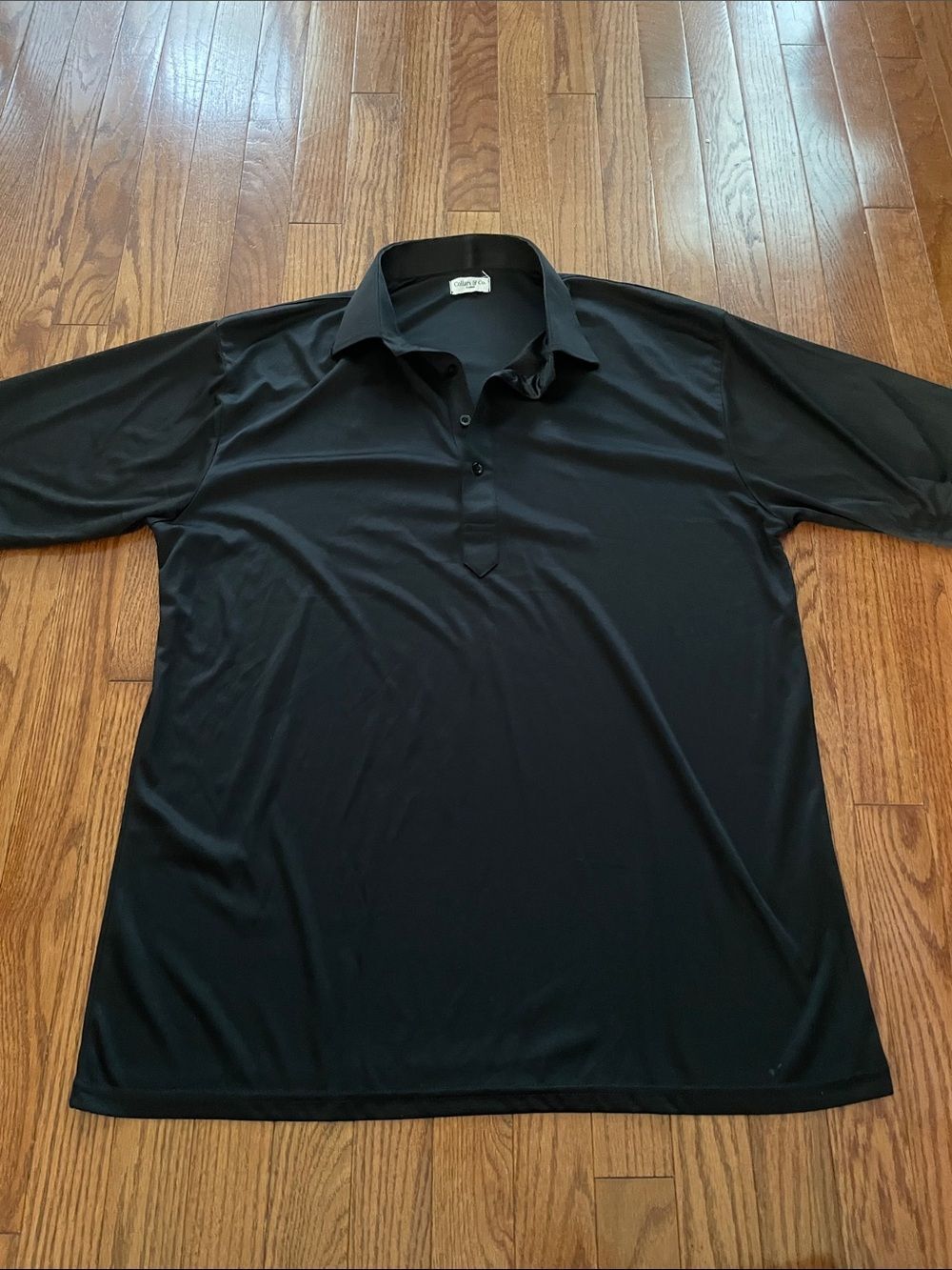 Collars & Co. Black Dress Collar Polo Men’s Sz XL